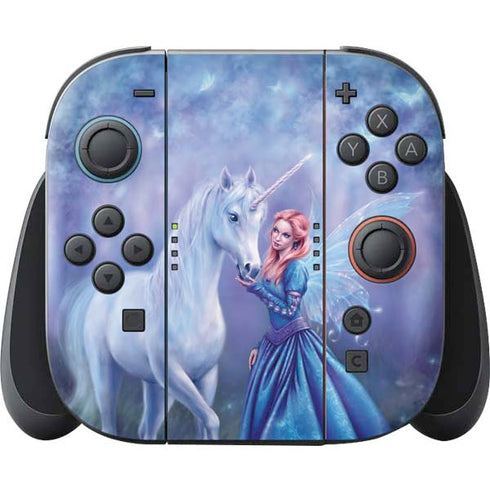 Rhiannon Fairy and Unicorn by Rachel Anderson Nintendo Skins